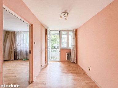 2 pokoje z balkonem | 2. piętro | Dąbrowa | Do remontu