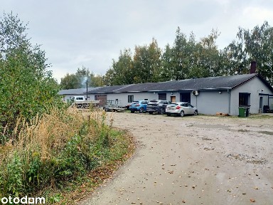 Sprzedam Hale 1300 m2 + biura i 1ha działki + zabudowa jednorodzinna