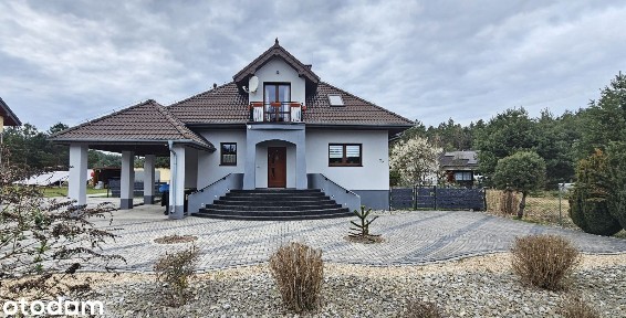 Wyjątkowy, umeblowany dom z basenem, las, jezioro Kucoby