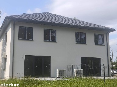 Dom bliźniak z garażem, pompą ciepła - przy kameralnej ulicy