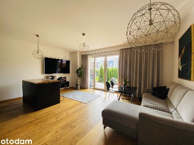 Nowoczesny apartament z dużym ogrodem