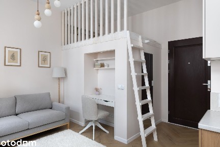 STUDIO premium z antresolą i balkonem | metro | od 01.10