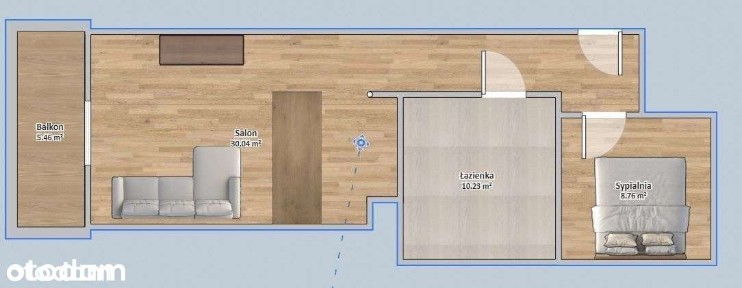 Przestronne mieszkanie z balkonem w Woli