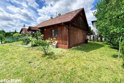 Klimatyczny drewniany dom w Krakowie, Podgórze-Rybitwy | 80m2 | 5 arów