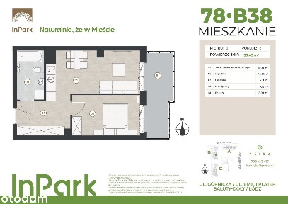 InPark | mieszkanie 2-pok. | 50