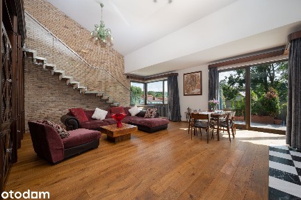 Dwupoziomowy apartament z antresolą | 189 m² | Wola Justowska