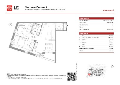 3-pokojowe mieszkanie 63m2 + loggia Bez Prowizji