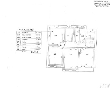 Na sprzedaz 4- pokojowe mieszkanie o powierzchni 124 m²