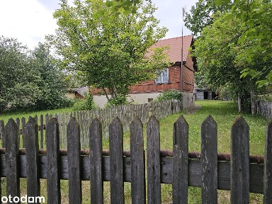 Dubiny 3637 m²dzialki, 75m2 Dom drewniany Pełne media Sad i własny LAS