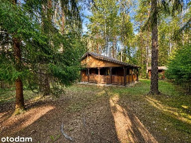 Drewniany domek z Bala nad Zalewem Siemianówka