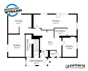 Siedziba dla firmy | 304 m2 na wynajem| Alarm
