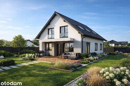 Przestronny dom w stanie surowym - Dębno Polskie | 286,69 m²
