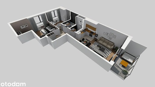 3 pokoje | apartamentowiec | bliski termin | opcja wykończenia