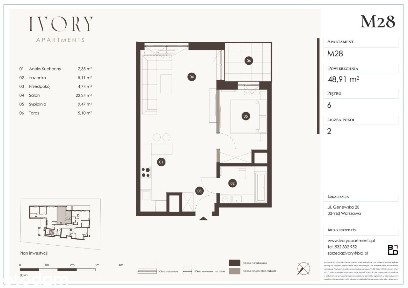 Apartament w inwestycji Ivory Apartments