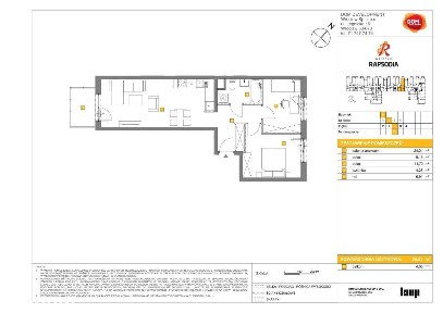 3-pokojowe mieszkanie 56m2 + balkon