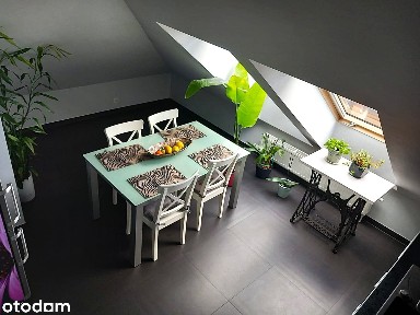 3 pokoje | 56,8 m² I 91 m² po podłodze | Poddasze | Balkon |