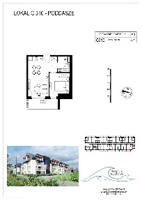 Posesja Plażowa | apartament 2-pok. | C310