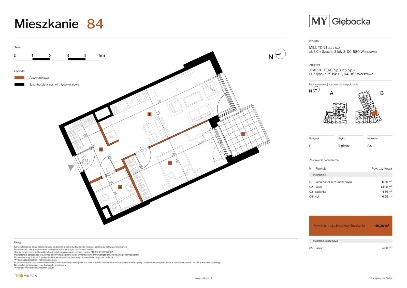 2-pokojowe mieszkanie 45m2 + balkon Bez Prowizji