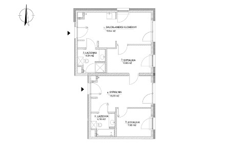 4-pokojowe mieszkanie 62m2 Bezpośrednio