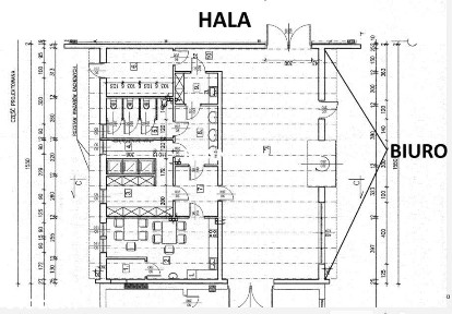 Nowa hala z biurem, parking TIR, przy 801