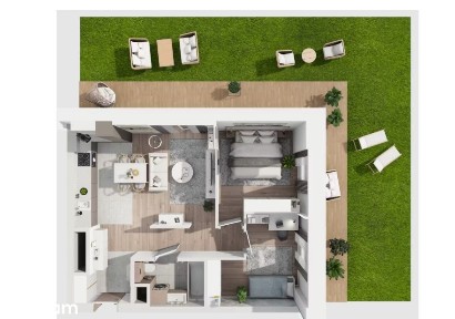 HIT! Mieszkanie z dużym tarasem i ogrodem | 58 m² | Blisko przystanek