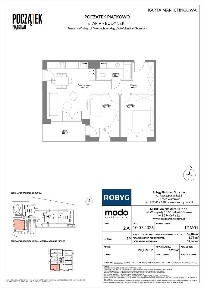3-pokojowe mieszkanie 58m2 + balkon Bezpośrednio