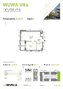 2-pokojowe mieszkanie 35m2 + balkon