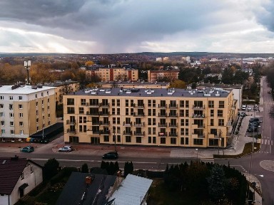 Starachowice centrum, Mieszkanie M3 z tarasem, Stan deweloperski, Nowy budynek