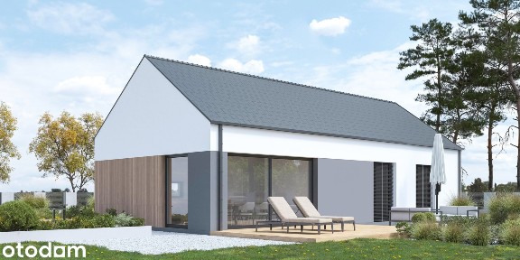 Dom jednorodzinny 79 m² Osada Borów przy lesie i Jeziorze Niesłysz