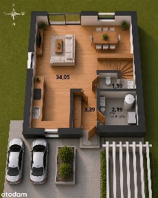 NOWOCZESNY SEGMENT 82,69 m² Lublin, ul. Skowronkowa | działka 325 m²