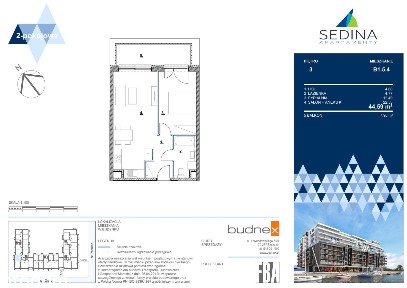 Sedina | apartament 2-pok. | B1.5.4