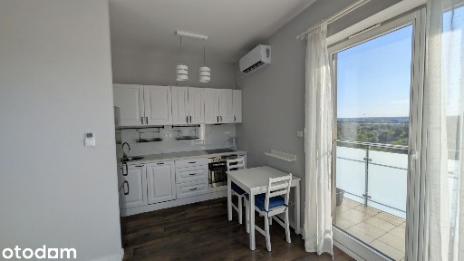 Mokotow, 2 pokoje, panorama Warszawy, klimatyzacja, bezpośrednio