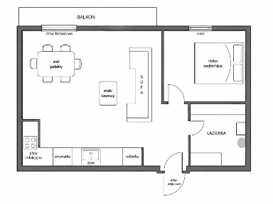 40 m² komfortu | balkon i garaż