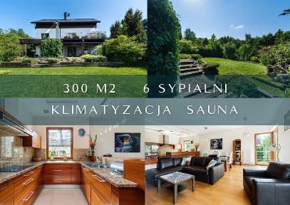 Lusina | Spektakularny dom otoczony zielenią | Sauna, garaż 2x, klimatyzacja