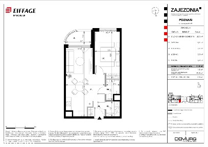 2-pokojowe mieszkanie 44m2 + balkon