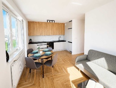 Mieszkanie 3 pokoje 47m2, Wyszyńskiego Wykończone