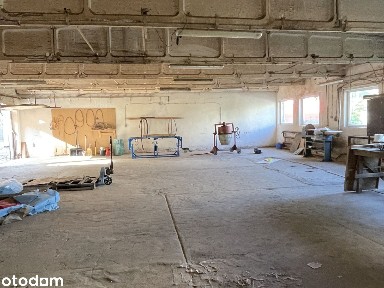 Hala murowana ogrzewana 200 m2 teren przemysłowy