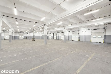 Magazyn z biurem, 8 bram, plac manewrowy