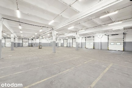 Magazyn z biurem, 8 bram, plac manewrowy