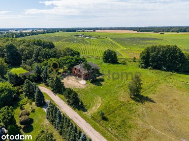 Niesamowity dom w otoczeniu lasu i stawów