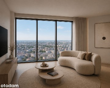 27 piętro | panoramiczny widok | projekt wnętrza | Quorum Apartments