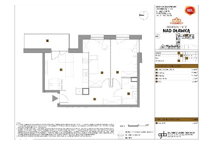 3-pokojowe mieszkanie 53m2 + balkon