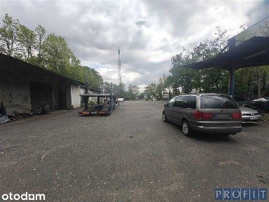 działka 4973m2 zabudowana budynami