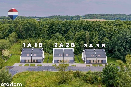 Na sprzedaż segmenty 109 m² w sąsiedztwie lasu