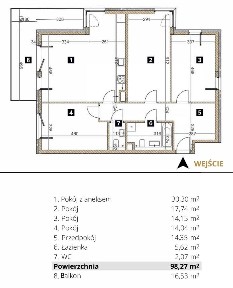 4 pokoje/ Inwestycja premium/ Duży narożny balkon/ Niesztampowy układ