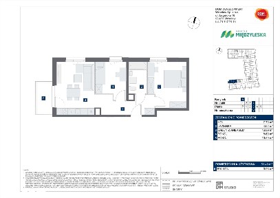 3-pokojowe mieszkanie 51m2 + balkon Bezpośrednio