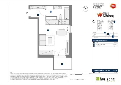 1-pokojowe mieszkanie 29m2 + balkon