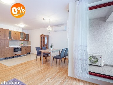 Duża 48m2,klimatyzacja,balkon, winda, bez prowizji