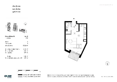 1-pokojowe mieszkanie 35m2 + loggia