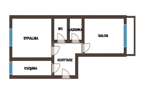 1 piętro, WRĘBOWA, balkon!